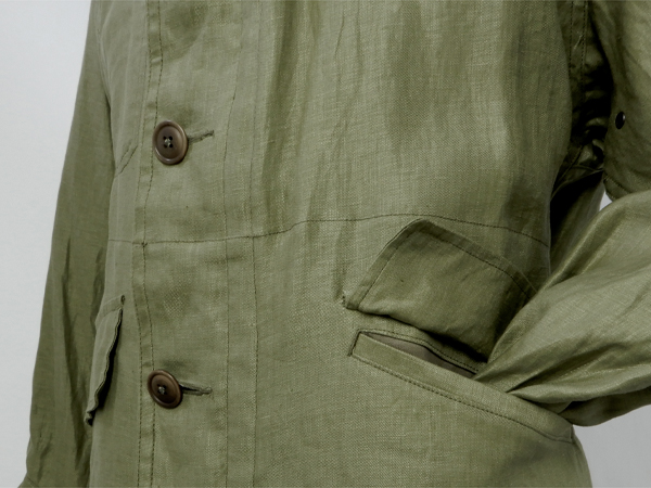ナイジェルケーボン(NIGEL CABOURN)のデッキジャケットリバーシブルリネン