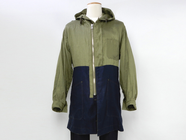 ナイジェルケーボン(NIGEL CABOURN)のデッキジャケットリバーシブルリネン